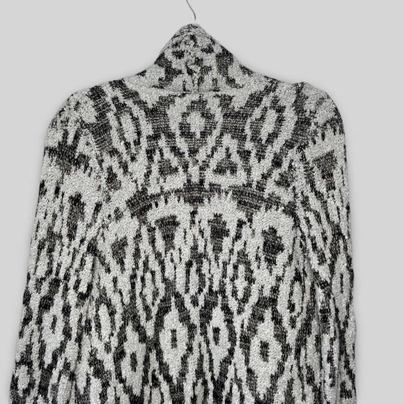 Lucky Brand Metallic Patterned Cardigan Sweater - Picture 6 of 7